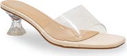 CHASE AND CHLOE Oriana Clear Sandal