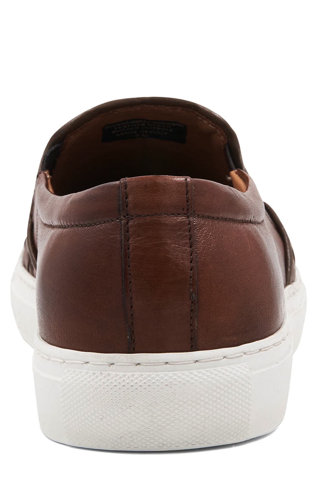 Bruno Magli Livorno Slip-On Sneaker, Alternate, color, Cognac Woven