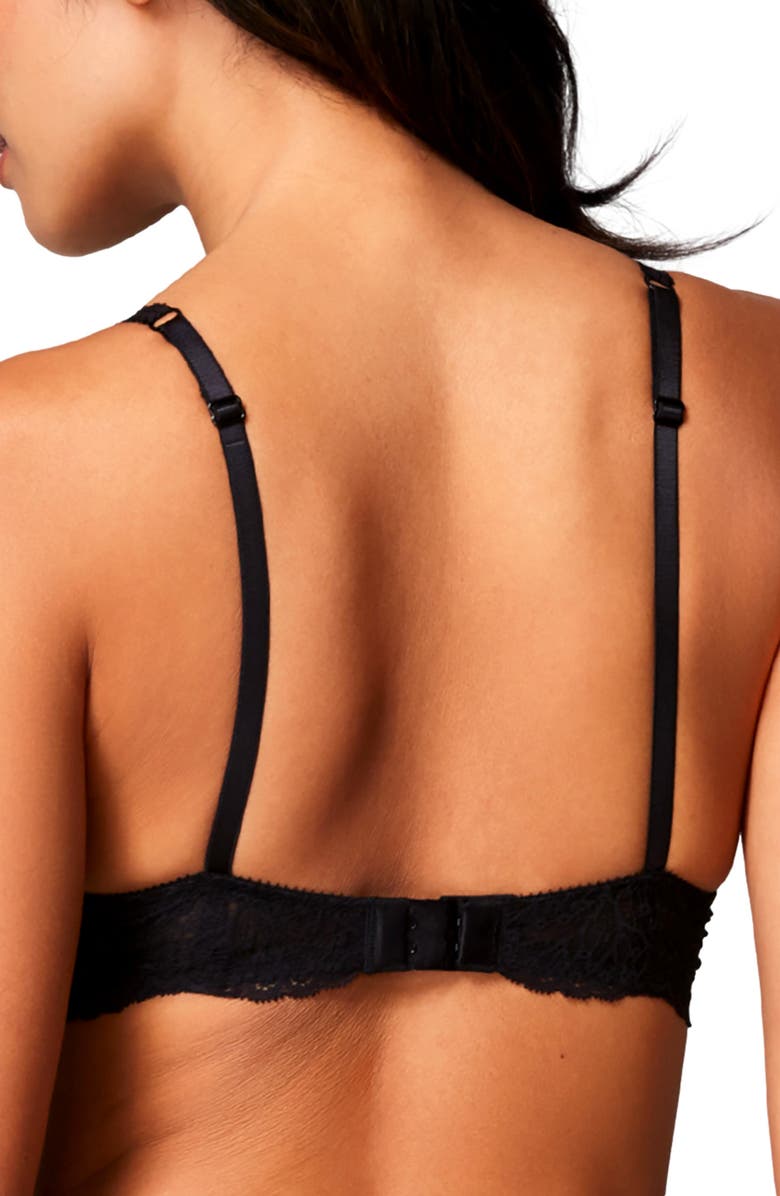 JOURNELLE Allegra Underwire Balconette Bra, Alternate, color, Noir