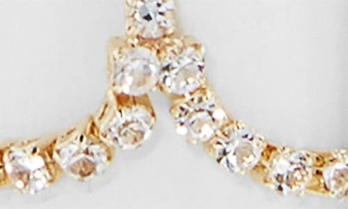 Child Of Wild Genevieve Cubic Zirconia Hand Chain In Gold