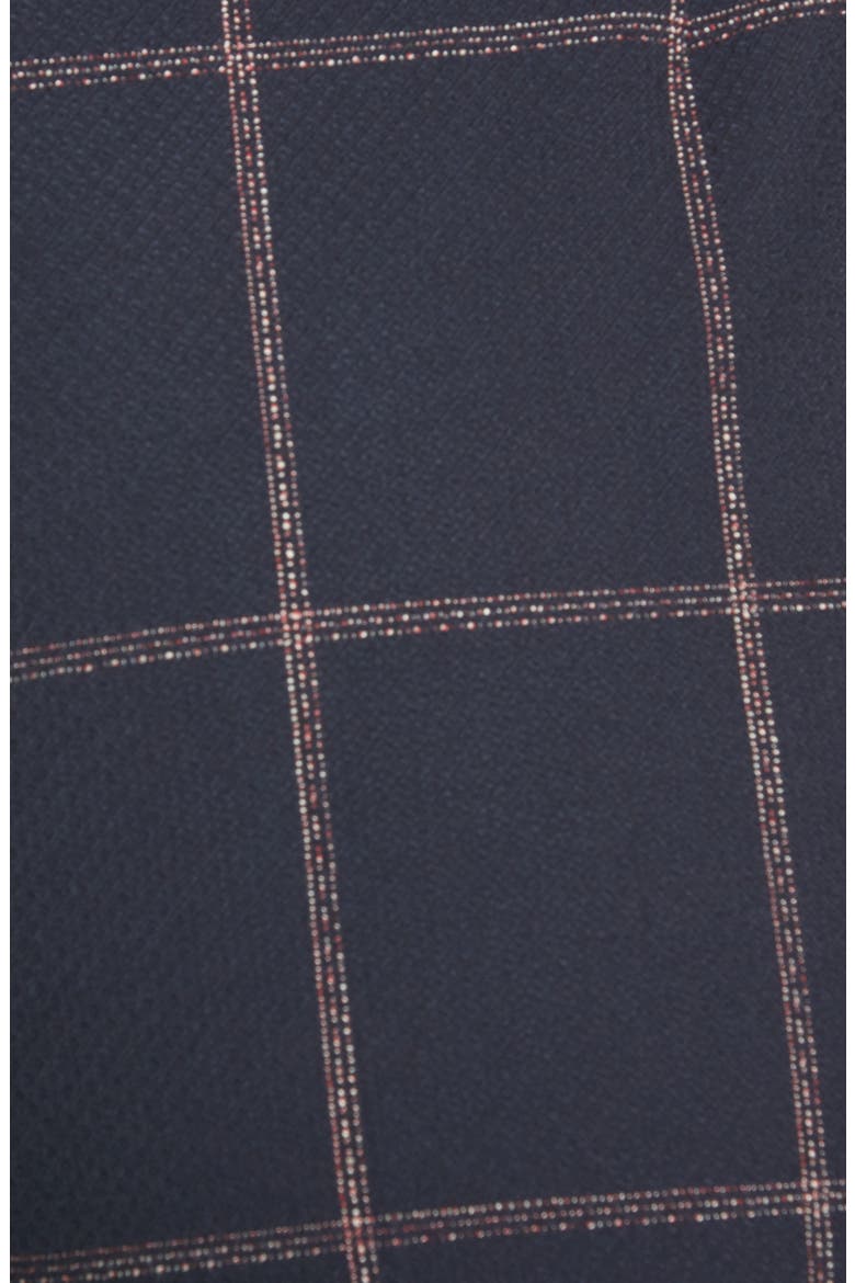 Luunnat Check Wide Leg Pants, Alternate, color, MID BLUE