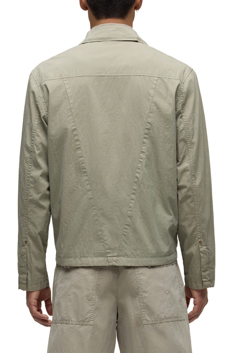 Cotton Blend Work Jacket, Alternate, color, CACTUS
