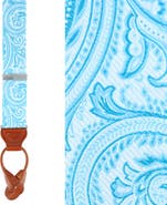 Trafalgar Sobee Paisley Silk Suspenders