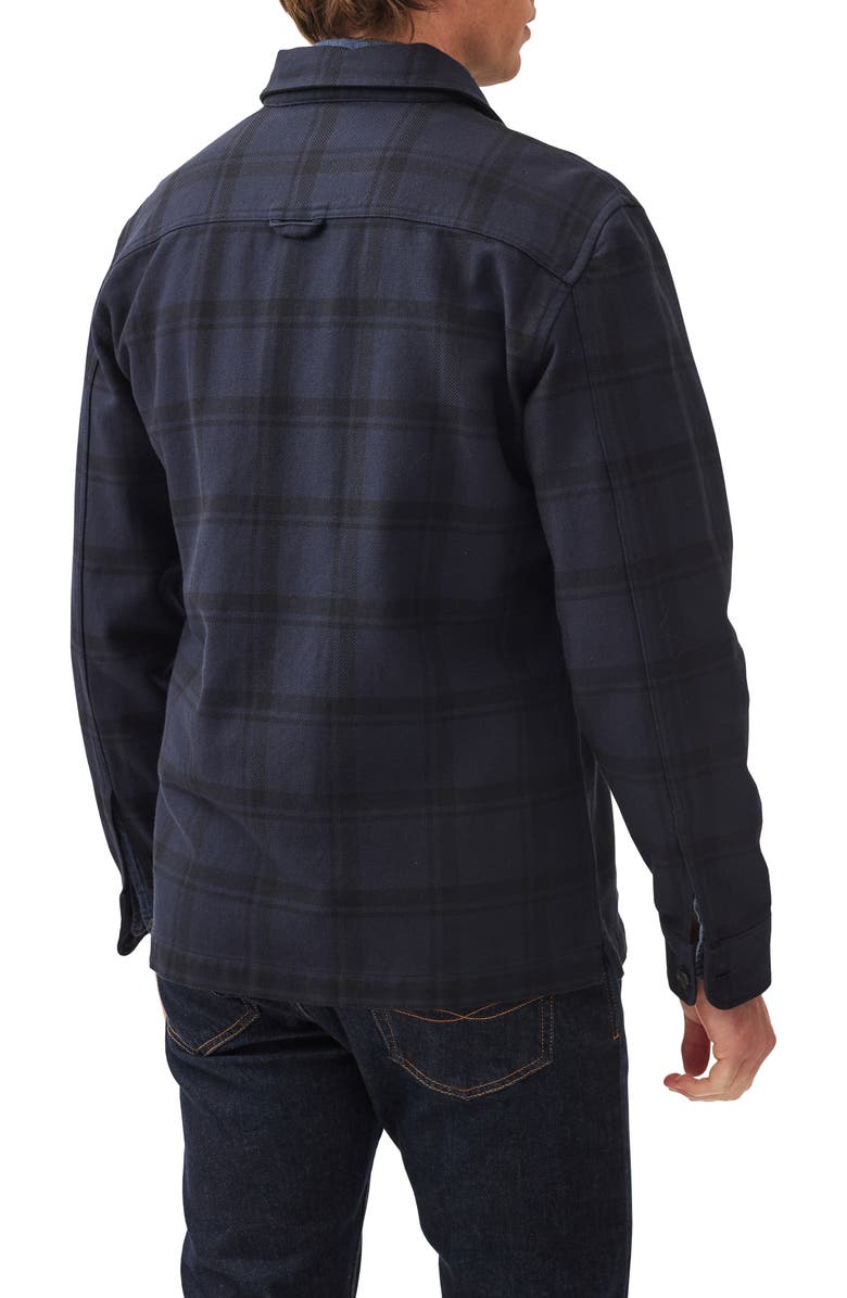 Rodd & Gunn Wadestown Windowpane Check Cotton Twill Button-Up Shirt Jacket, Alternate, color, 