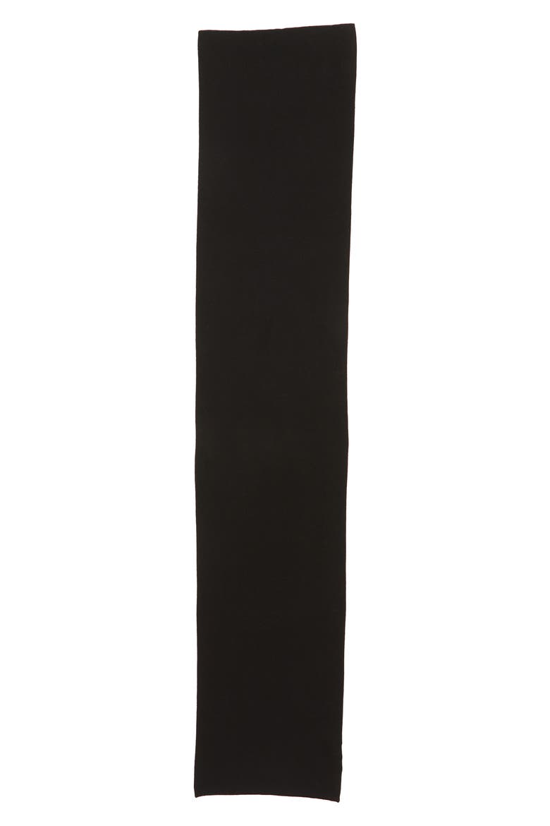 Classic Merino Scarf, Alternate, color, BLACK