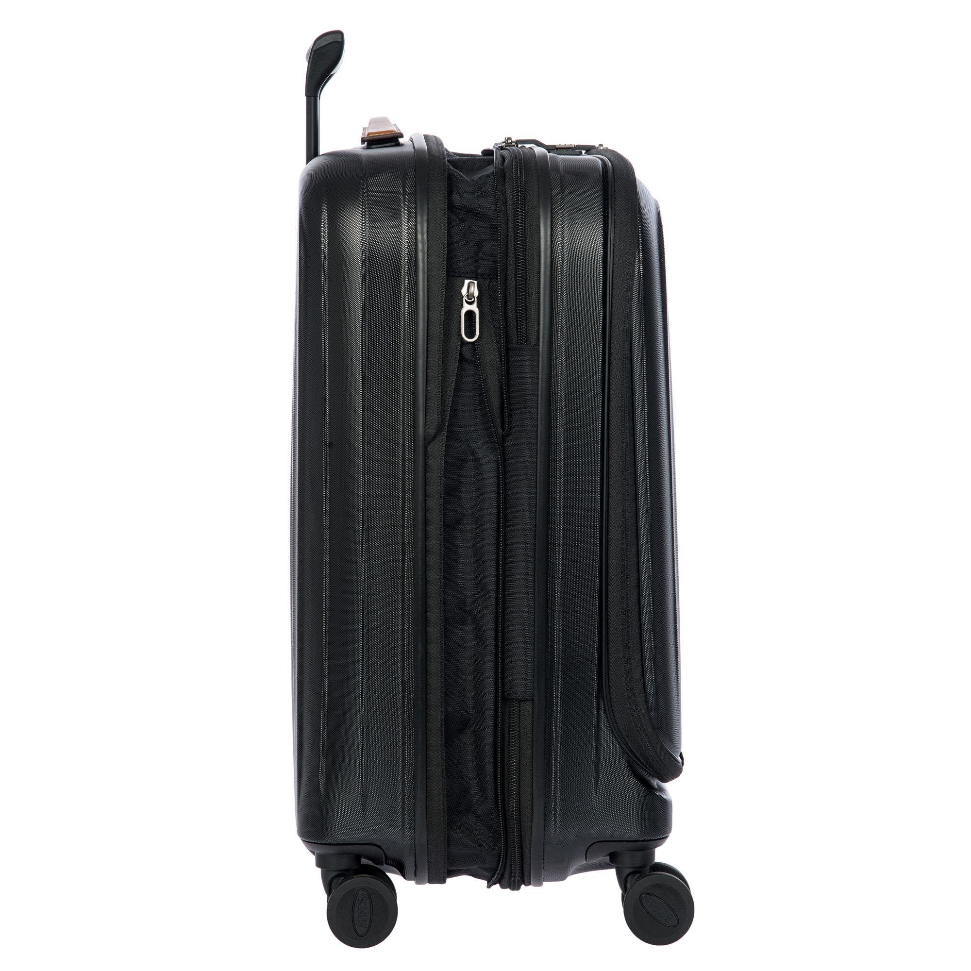 Bric
s Taormina 21" Carry-on Expandable Spinner with Pocket, Alternate, color, Black