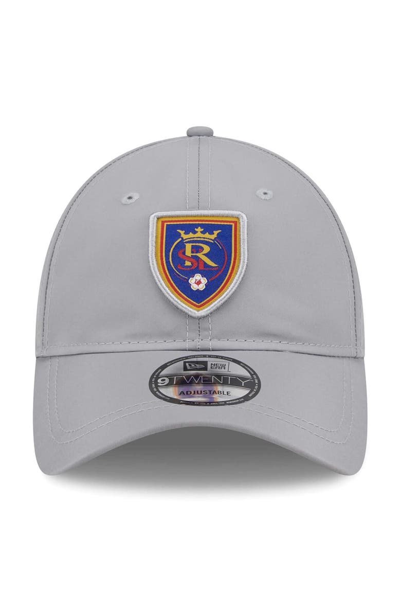 New Era Men's New Era Gray Real Salt Lake Active 9TWENTY Adjustable Hat, Alternate, color,