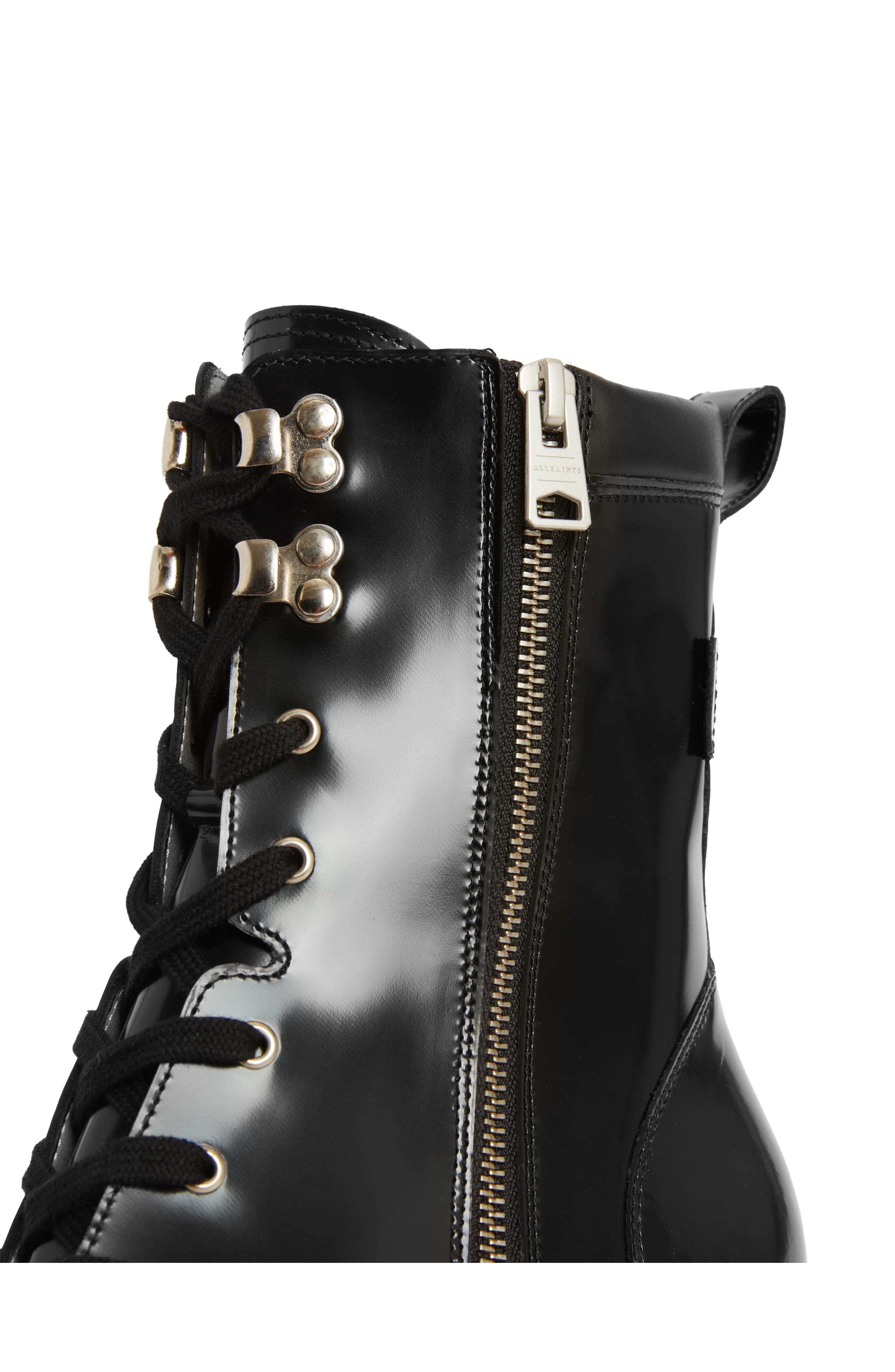 AllSaints Indigo Lug Sole Bootie, Alternate, color, 