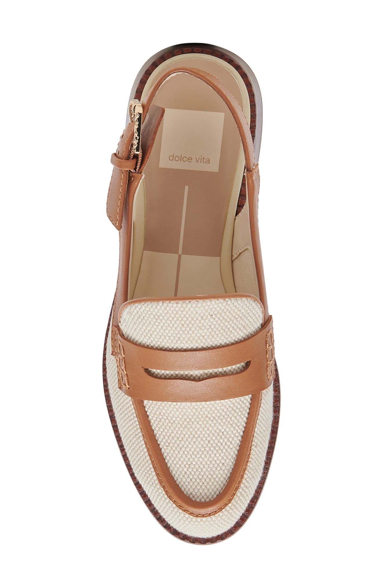 Hardi Slingback Penny Loafer, Alternate, color, TAN MULTI CANVAS