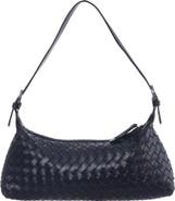 Adornia Woven Faux Leather Shoulder Bag