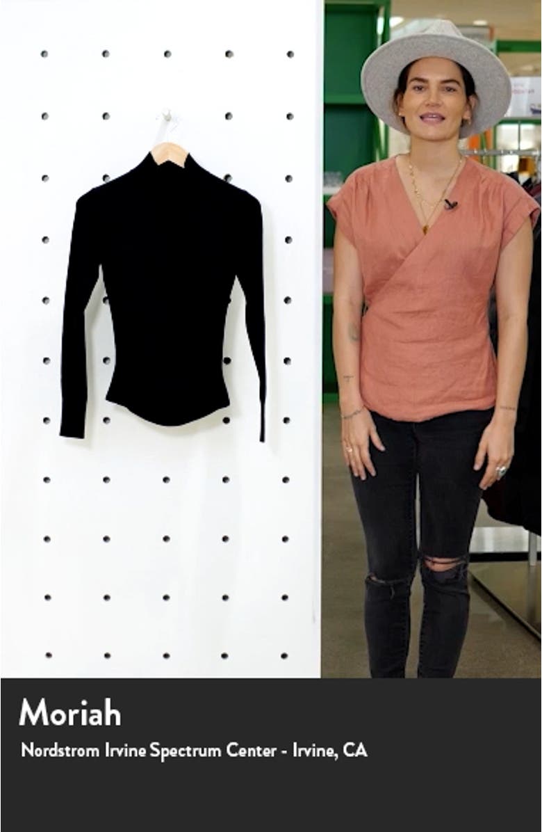 Luxe Silk Blend Turtleneck Sweater, sales video thumbnail