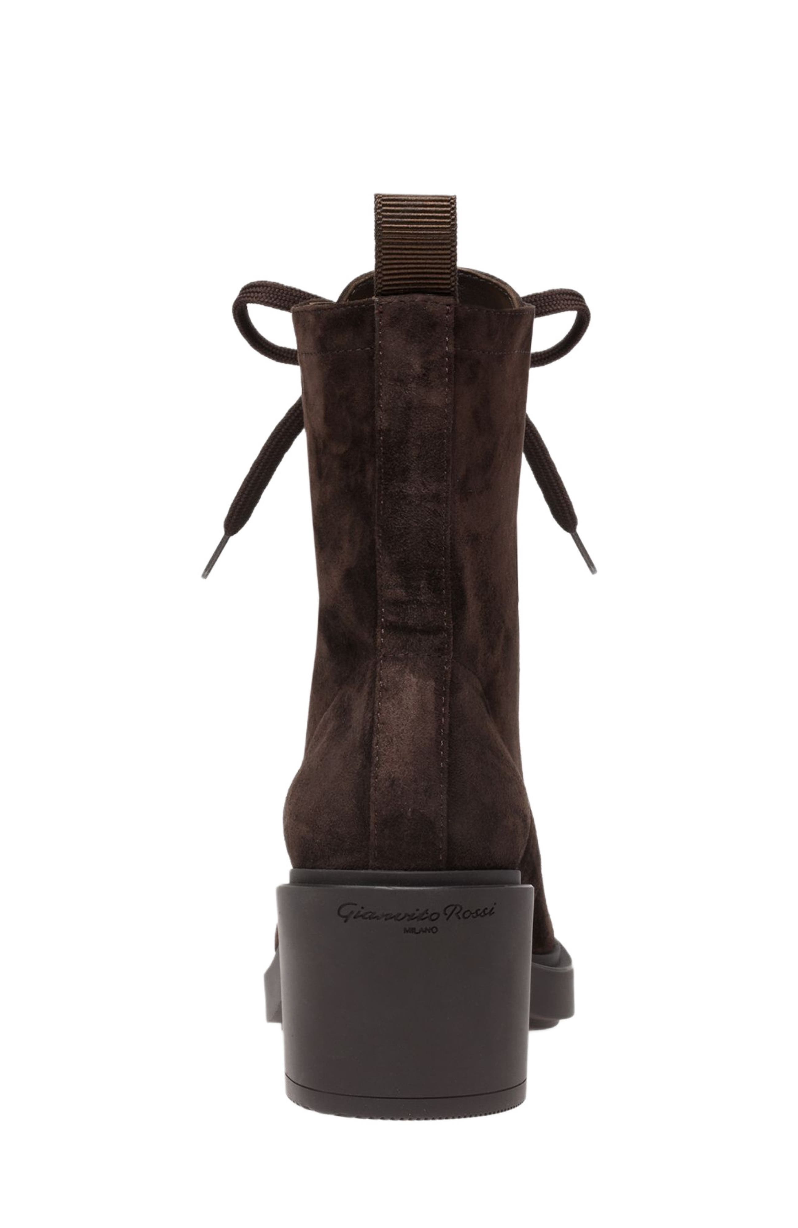 Gianvito Rossi Foster Bootie, Alternate, color, Dark Brown