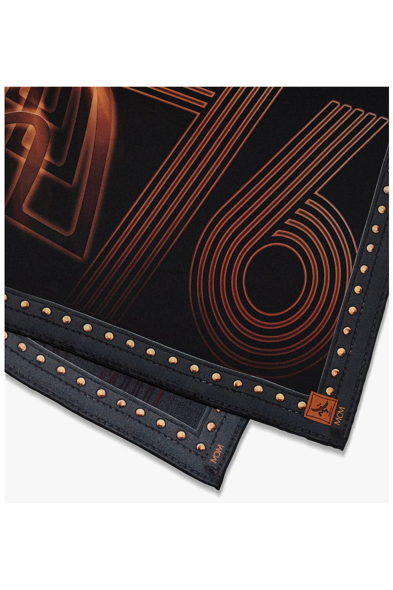 M50 Logo Silk Scarf, Alternate, color, Black