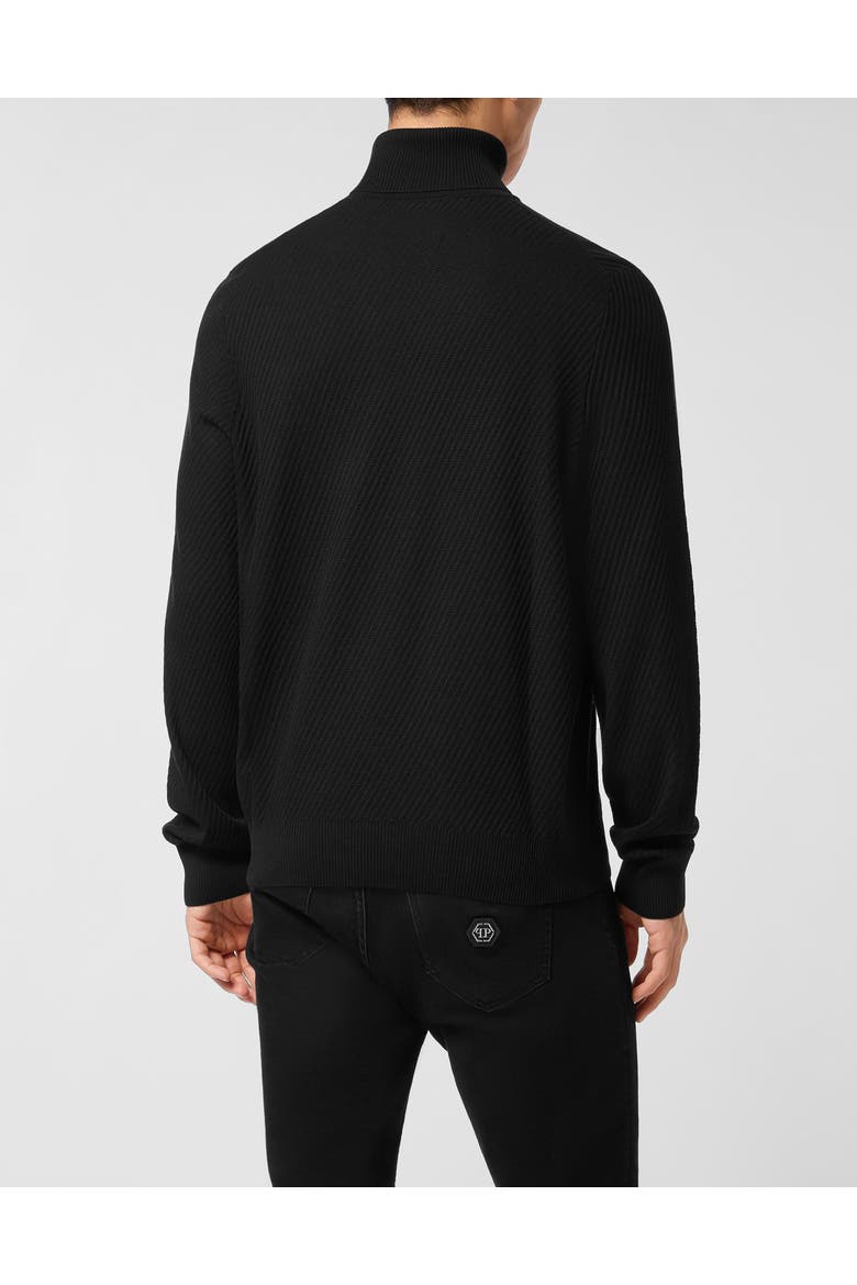 Turtle Neck Ls Men, Alternate, color, black