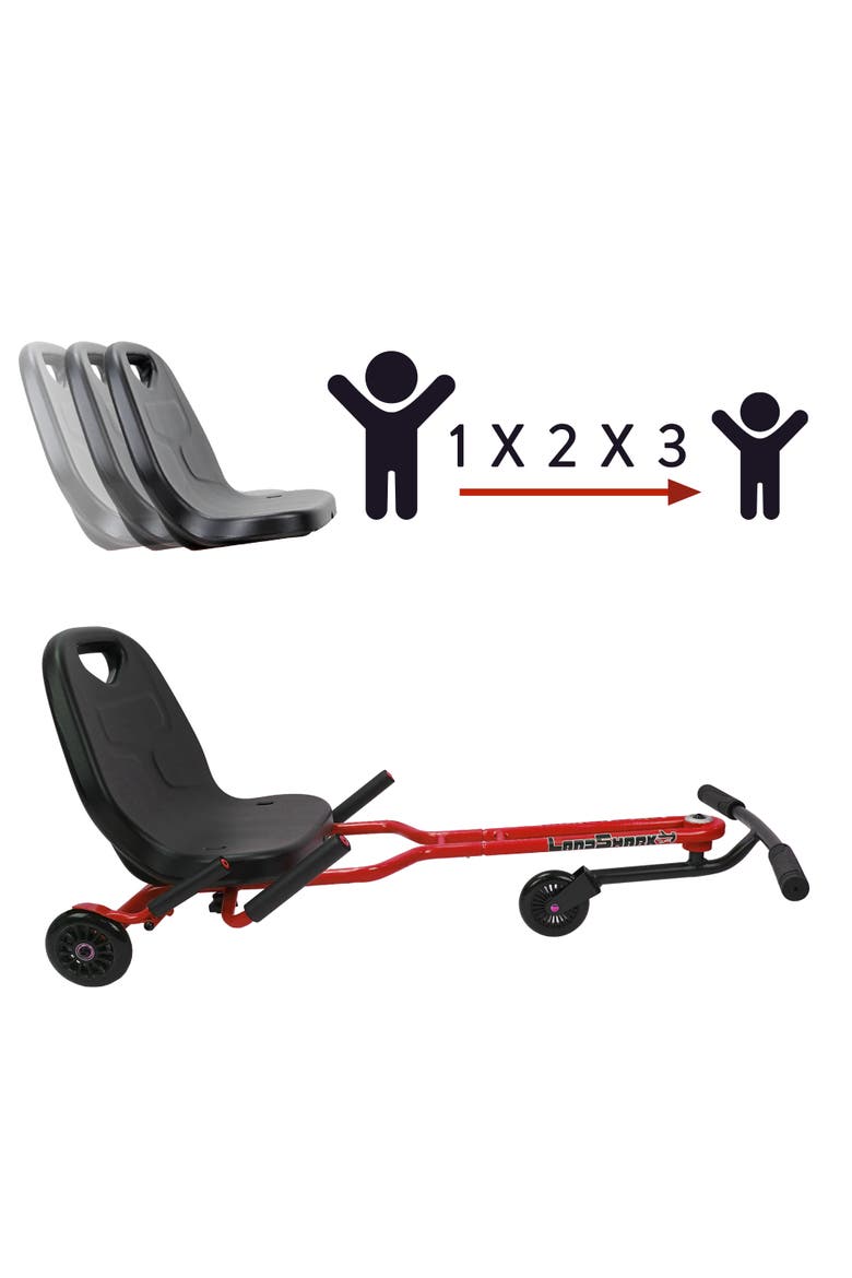 Landshark Rideon, Ages 5+, Alternate, color, Red