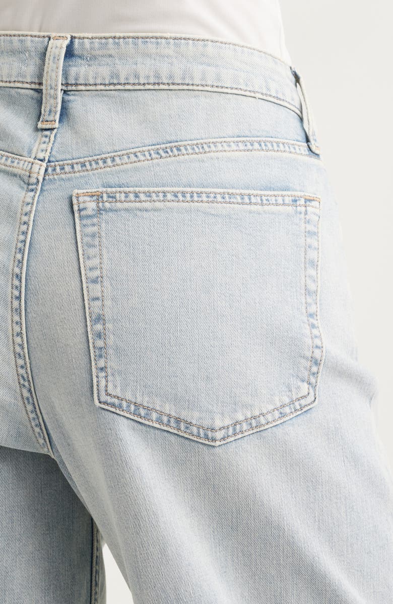 BP. Mid Rise Baggy Jeans, Alternate, color, Buck Yellow Tint Wash