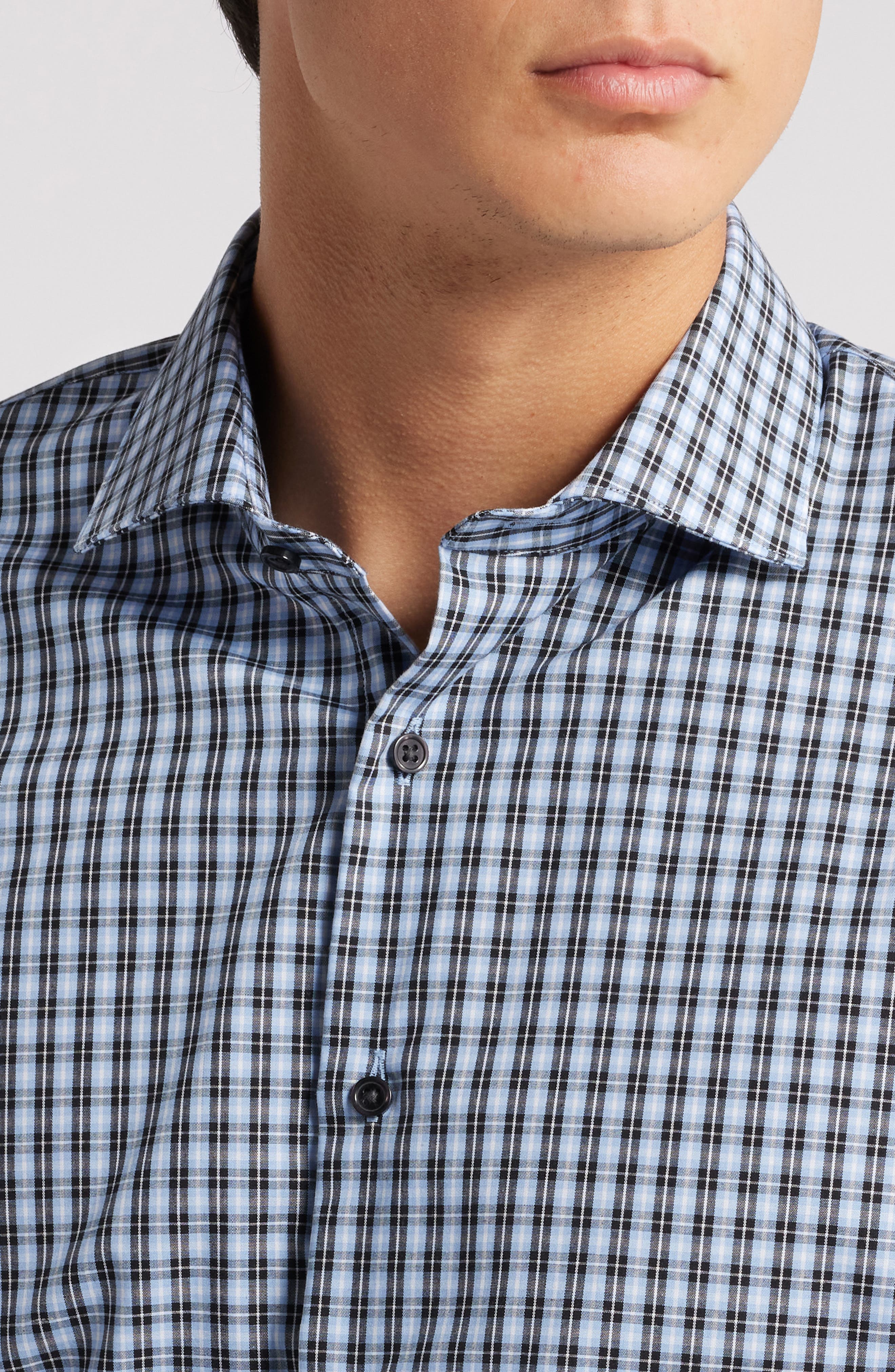 Nordstrom Easy Care Trim Fit Check Dress Shirt (Men) | Nordstromrack