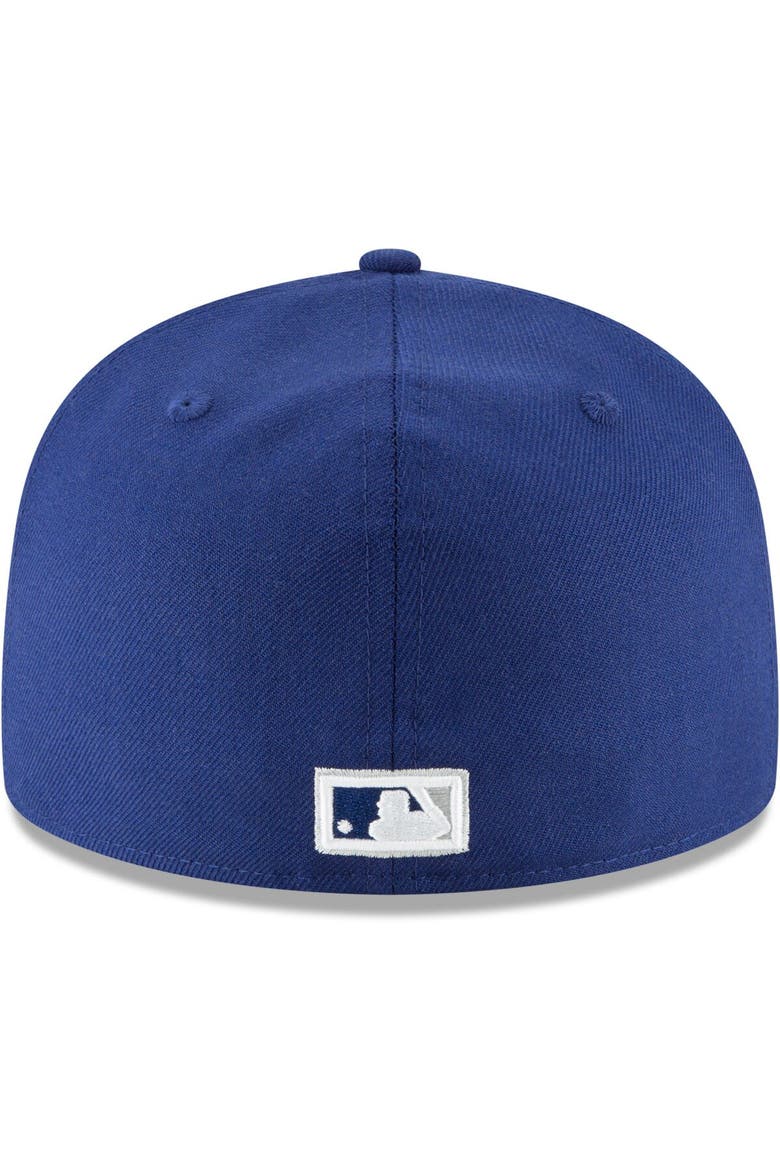 Men's New Era Royal Brooklyn Dodgers Cooperstown Collection Wool 59FIFTY Fitted Hat, Alternate, color, Royal