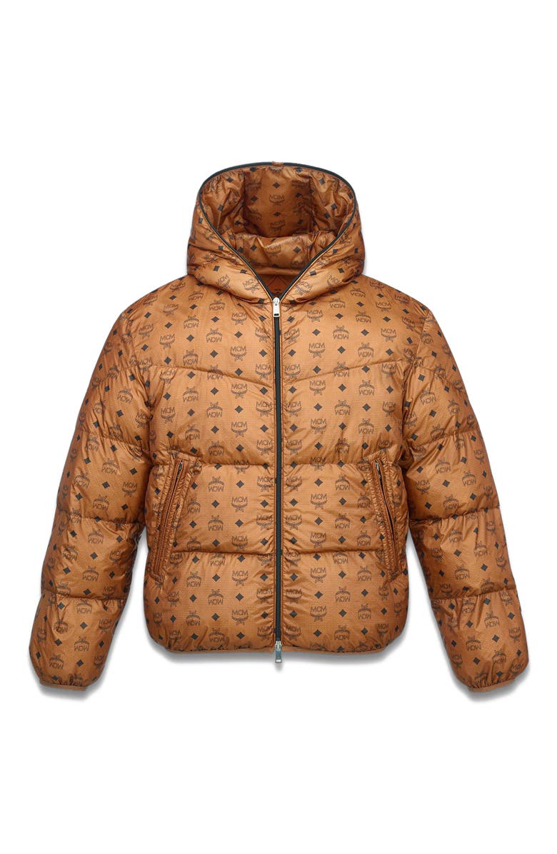 MCM Monogram Ripstop Nylon Parka, Alternate, color, 