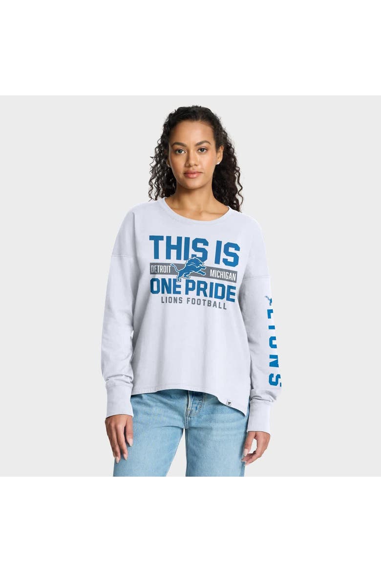 Women's Fanatics White Detroit Lions Hometown Legacy Long Sleeve T-Shirt, Main, color, White