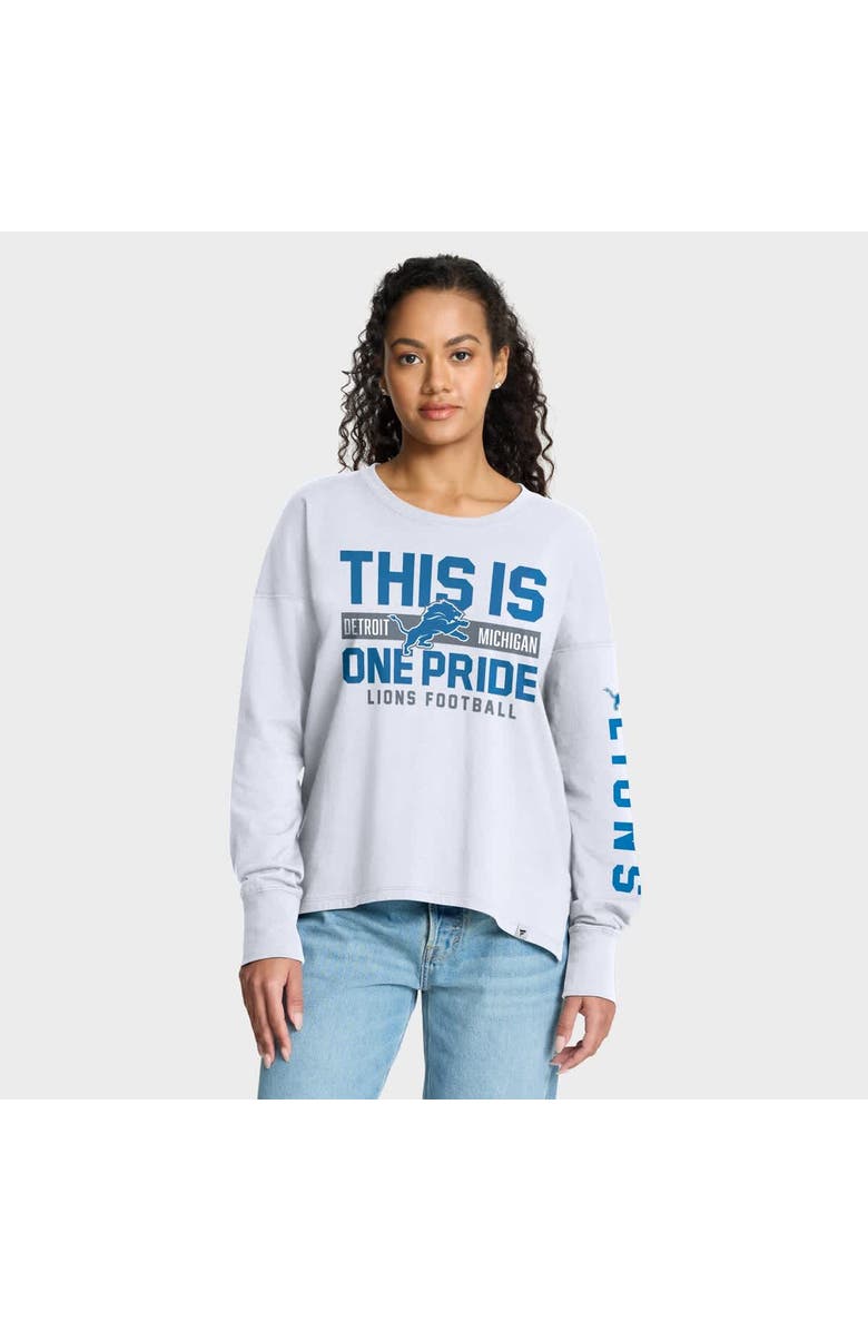 FANATICS Women's Fanatics White Detroit Lions Hometown Legacy Long Sleeve T-Shirt, Main, color, White