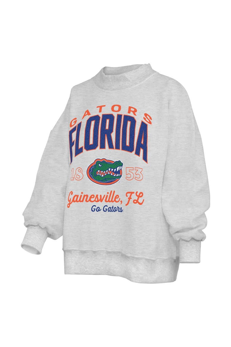Women's Pressbox  Heather Gray Florida Gators Reversible Sweatshirt, Alternate, color, Heather Gray