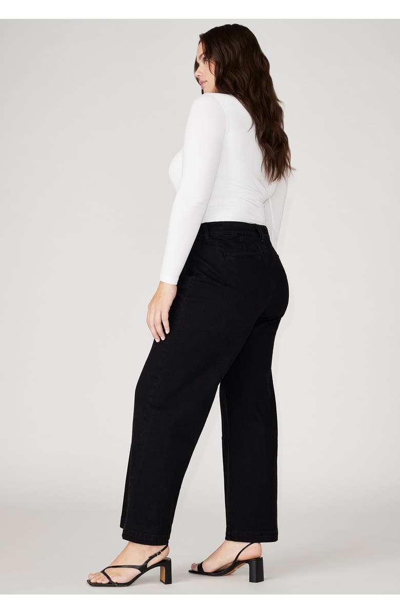 ELOQUII Trouser Jean, Alternate, color, Black Rinse