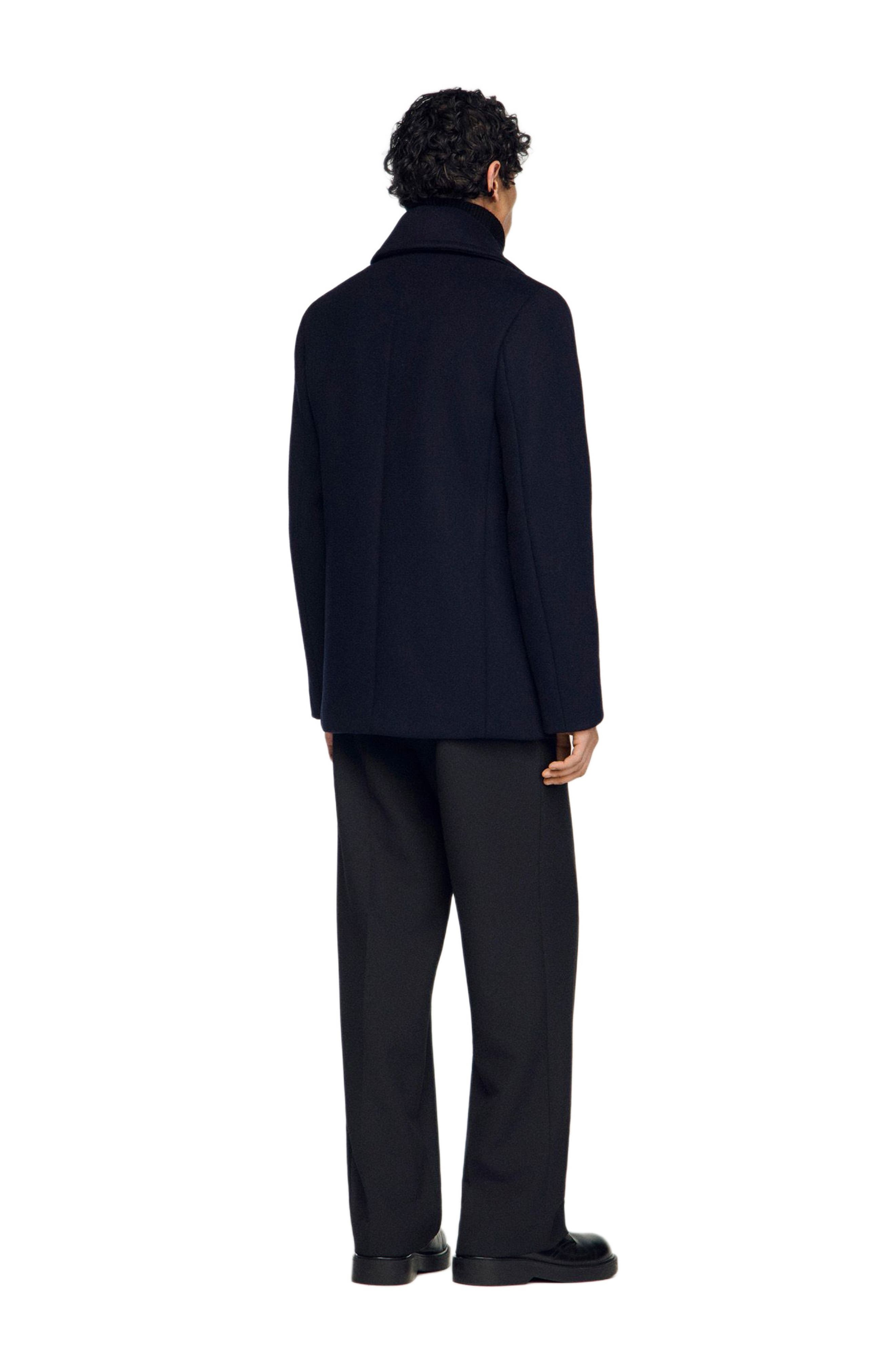Straight-fit wool-blend coat - image 2