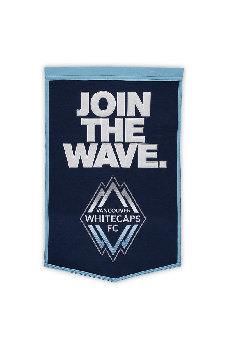 WINNING STREAK Vancouver Whitecaps FC Dynasty Banner, Main, color, Navy