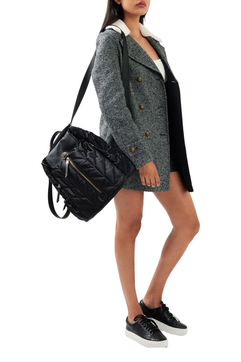Liberty Collar Wool Blend Coat, Alternate, color, Charcoal