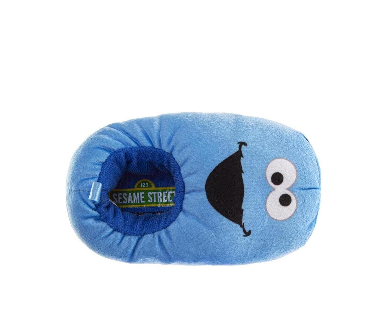 Sesame Street Cookie Monster Design Slippers Boys, Alternate, color, Blue