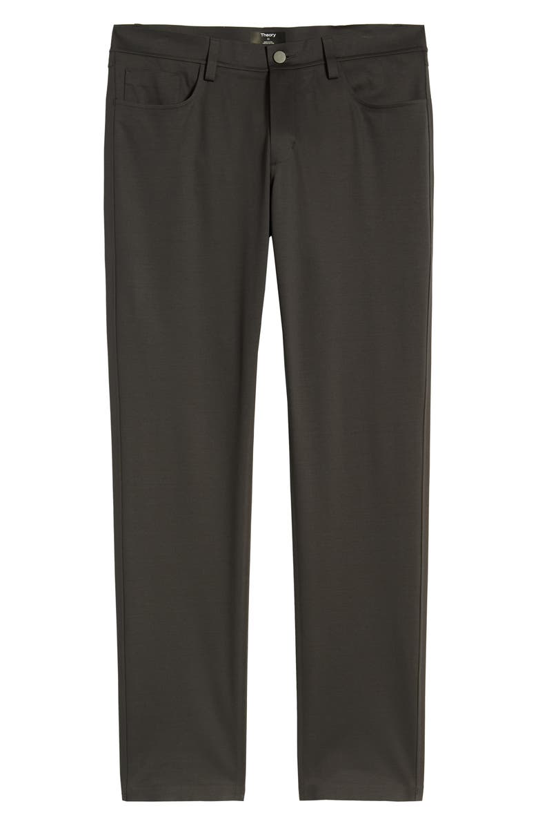 Theory Tech Raffi Compact Trim Fit Ponte Pants, Alternate, color, Ashphalt