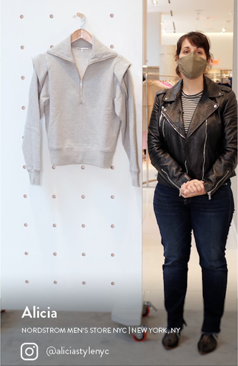 Sporty Half-Zip Sweatshirt, sales video thumbnail