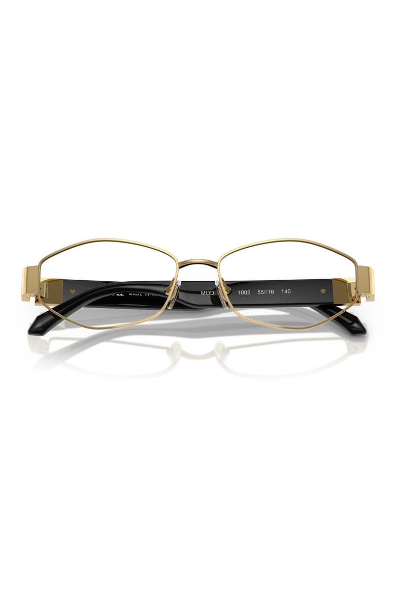 53mm Geometric Optical Glasses, Alternate, color, GOLD