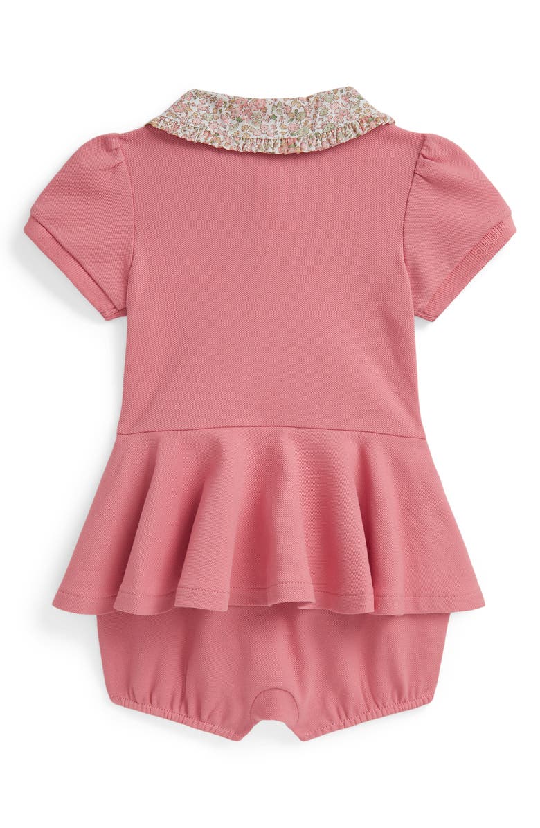 Ralph Lauren Cotton Piqué Polo Dress, Alternate, color, 