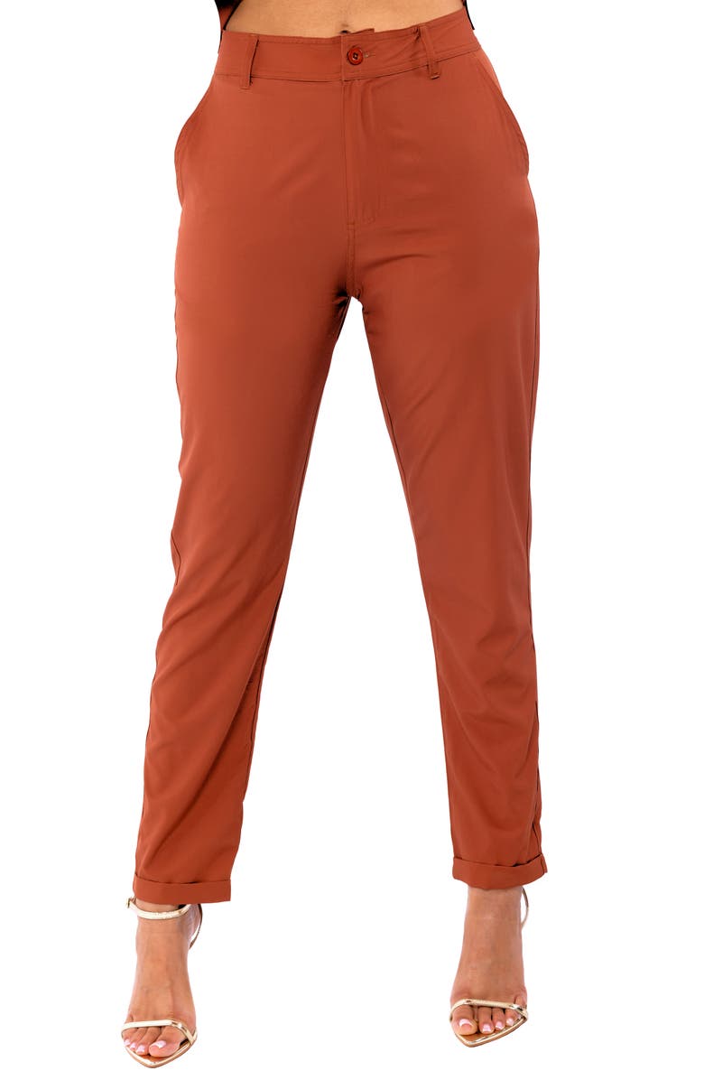 Dai Moda Autumn Straight Leg Pants, Main, color, 