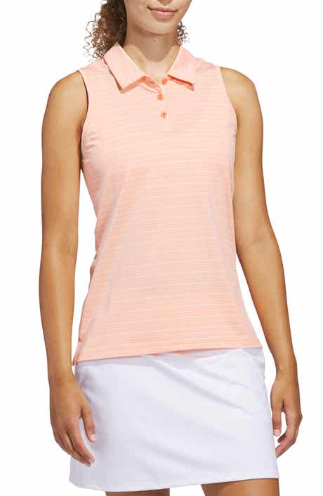 adidas Performance Sleeveless Jacquard Polo