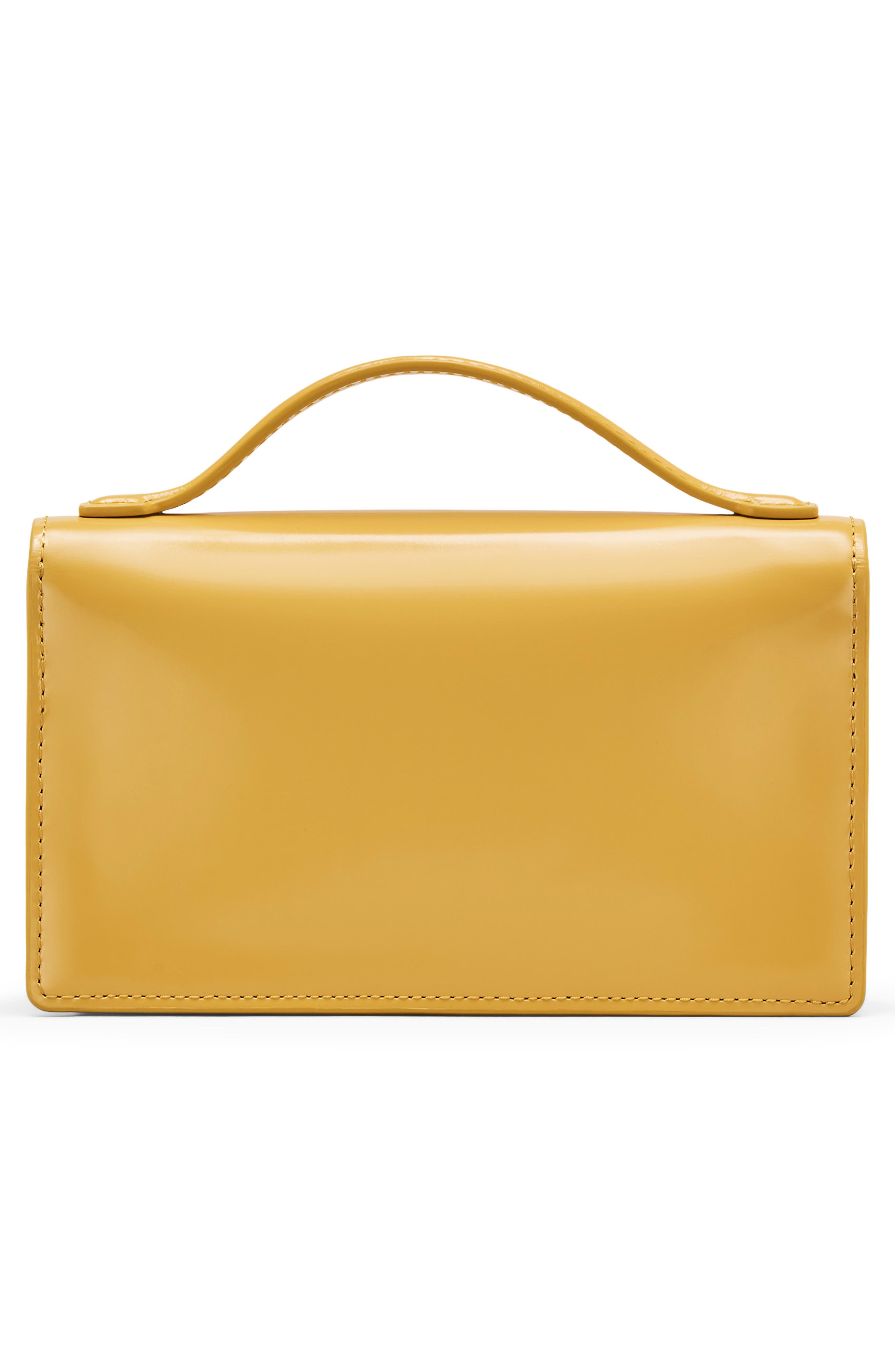Marc Jacobs The Glam Mirror Mini Bag, Alternate, color, Daffodil