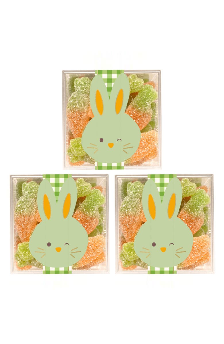 sugarfina Bunny Baby Carrots Set of 3 Candy Cubes, Main, color, Multi
