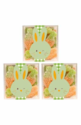 sugarfina Bunny Baby Carrots Set of 3 Candy Cubes
