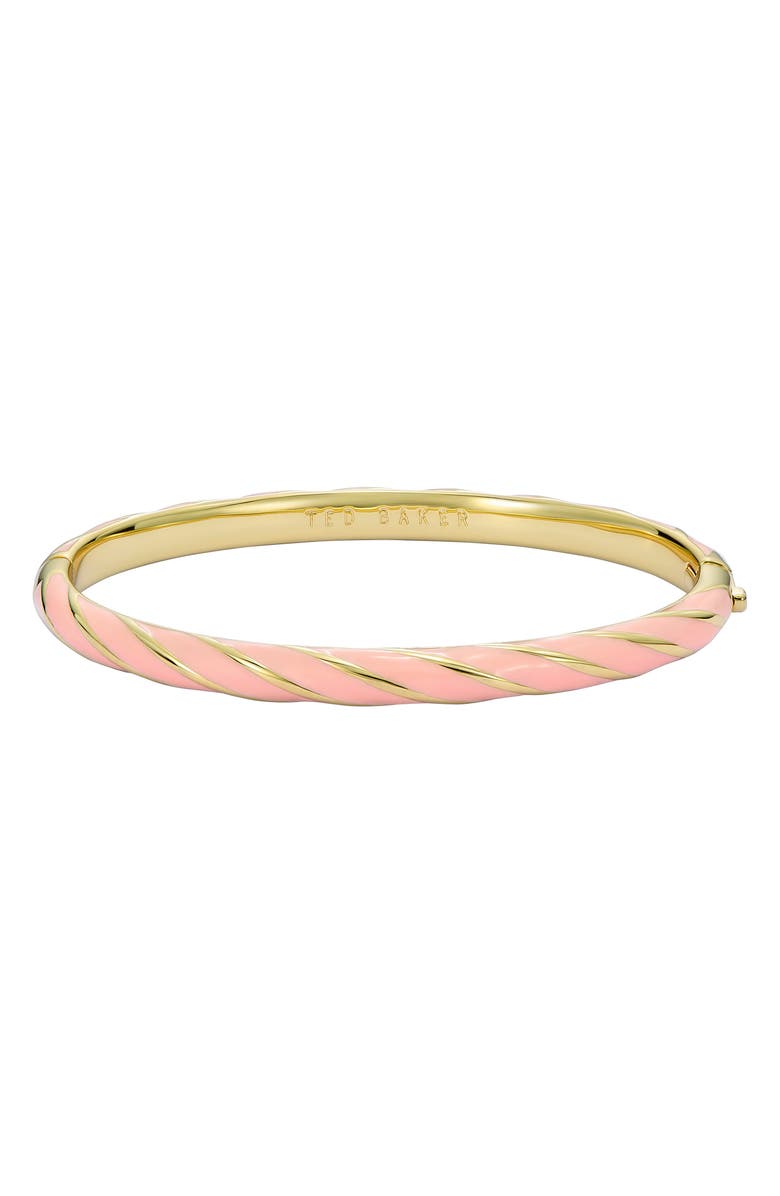 Ted Baker Trinity Twist Enamel Hinge Bracelet, Alternate, color,