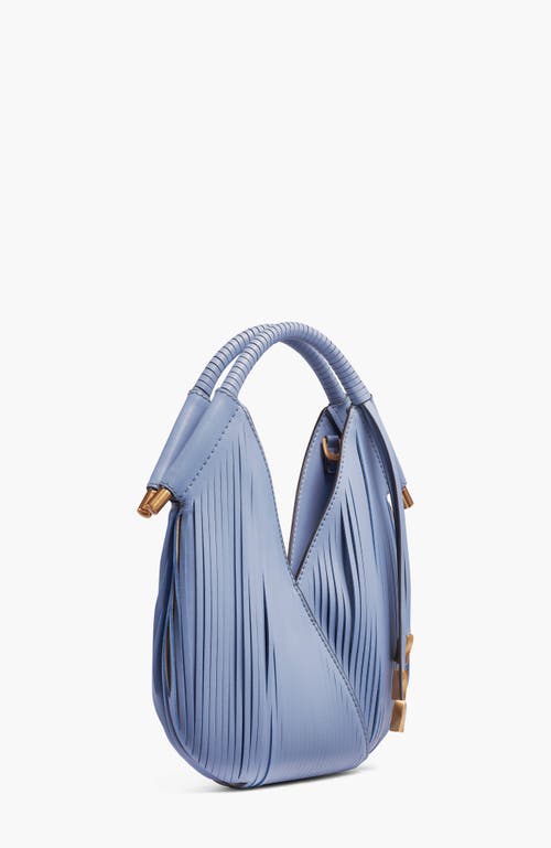 Donna Karan New York Baldwin Lasercut Micro Crossbody In Gray