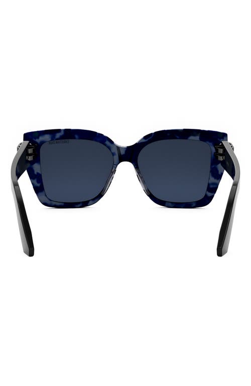 Dior Eyewear C S1i Square Frame Sunglasses In Havana/blue