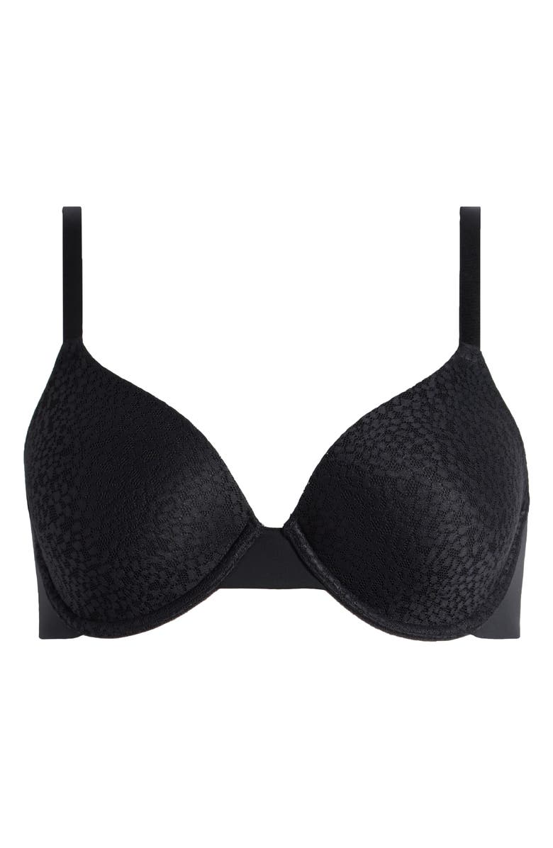 Natori Comfort Evolution Full Fit Memory Foam Convertible Bra, Alternate, color, Black