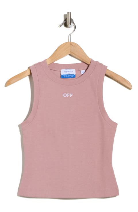 Row Cotton Blend Ribbed Tank