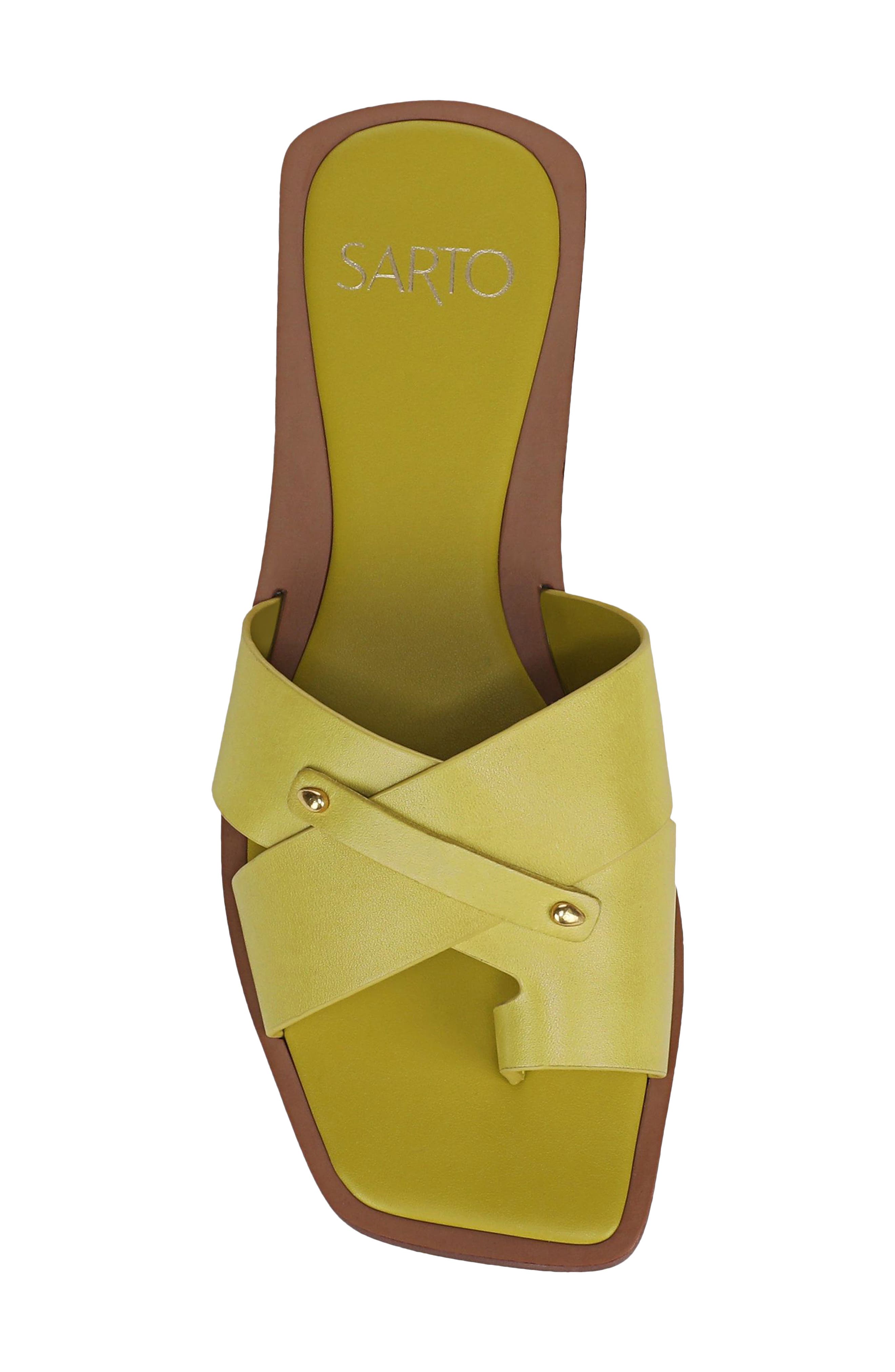 Etta Toe Loop Sandal, Alternate, color, SEAWEED