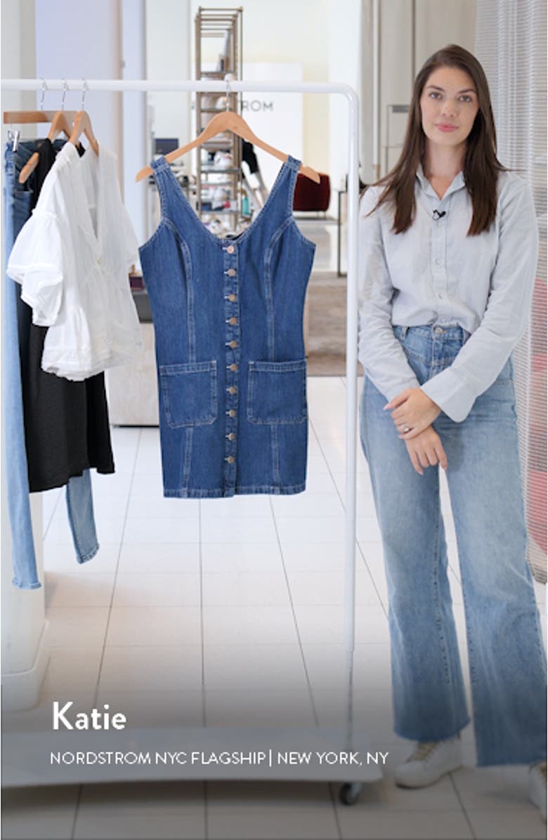 Daisy Sleeveless Denim Minidress, sales video thumbnail
