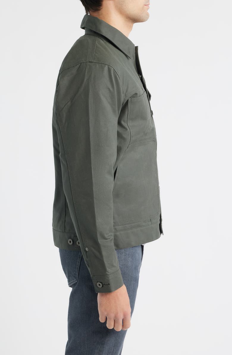 Filson Short Waxed Cotton Cruiser Jacket, Alternate, color, Castor Gray