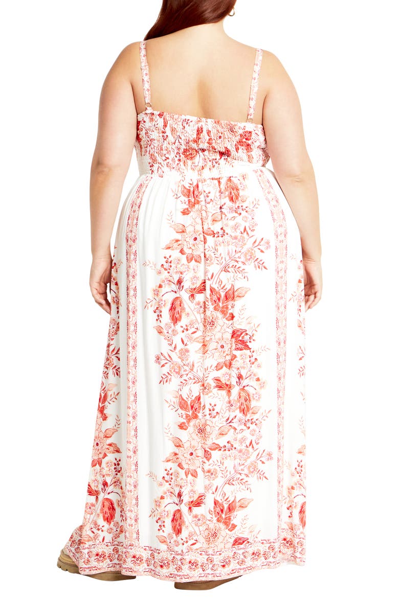 Pretty Thing Floral Maxi Dress, Alternate, color, BLUSH