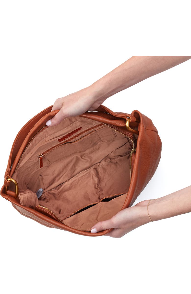 HOBO Harley Leather Hobo Bag, Alternate, color, Warm Honey